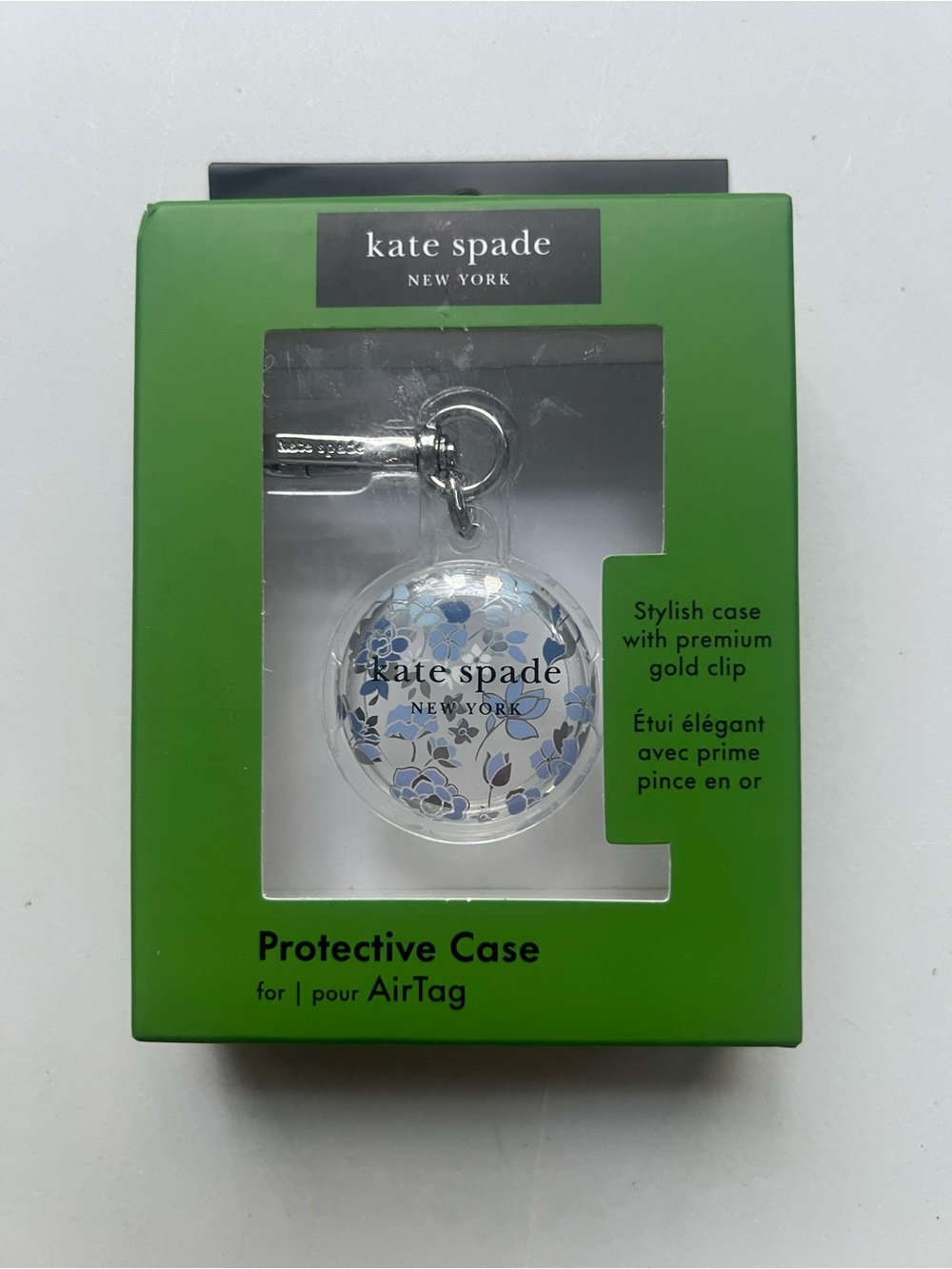 Kate Spade New York Dog AirTag Holder - Flowerbed Blue